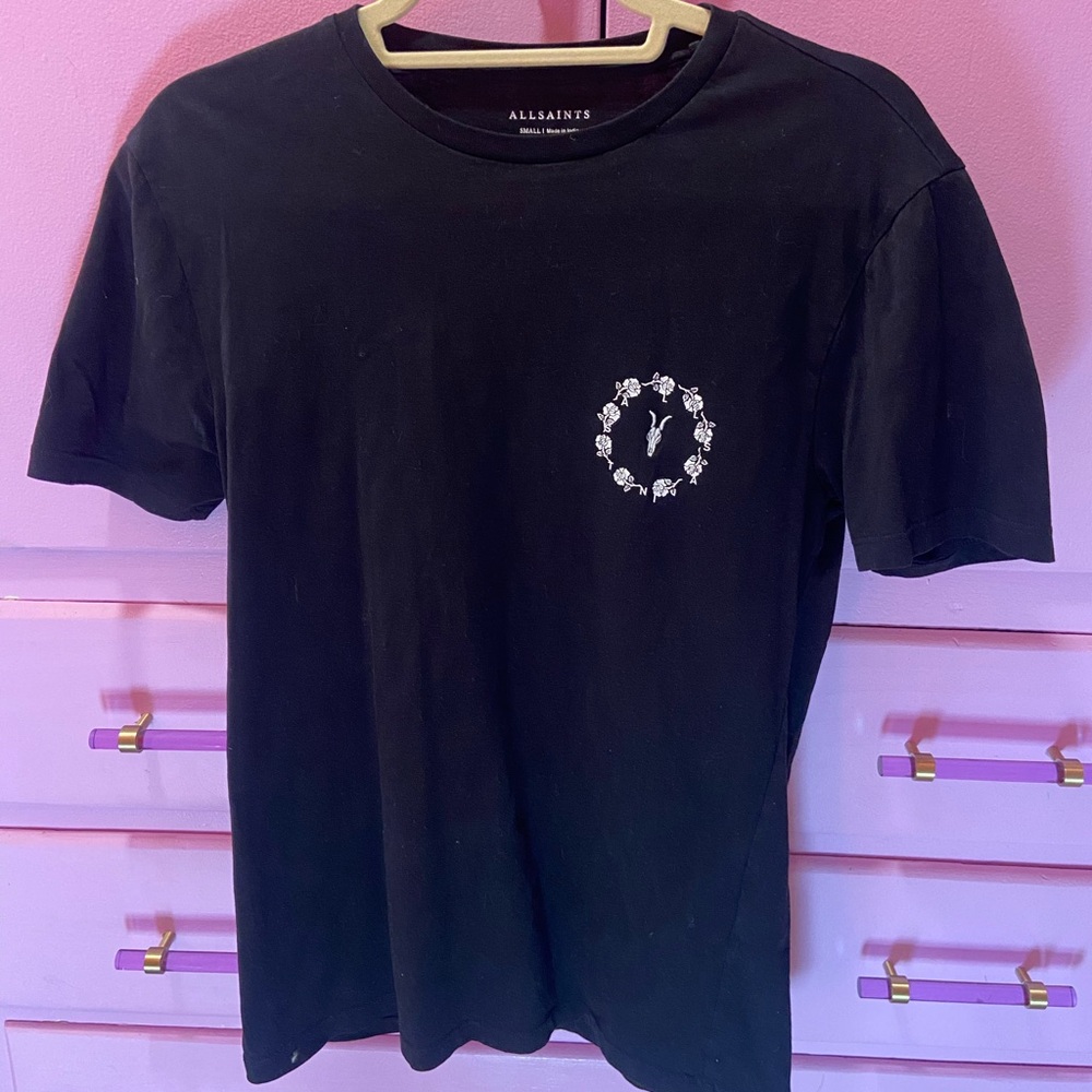 AllSaints Bunch Brace Black T-Shirt